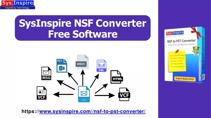 sysinspire nsf converter