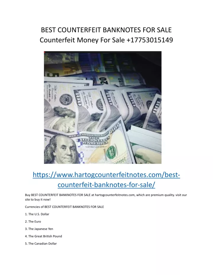best counterfeit banknotes for sale counterfeit
