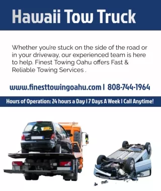 Hawaii Tow Truck