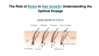 The Role of Biotin in Hair Growth_ Understanding the Optimal Dosage