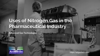 Uses of Nitrogen Gas in the Pharmaceutical Industry
