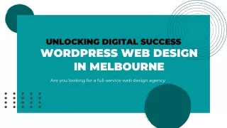 Unlocking Digital Success WordPress Web Design in Melbourne