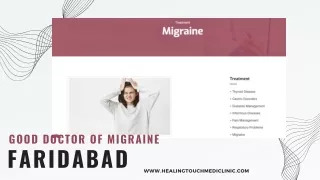 Good doctor of migraine in faridabad