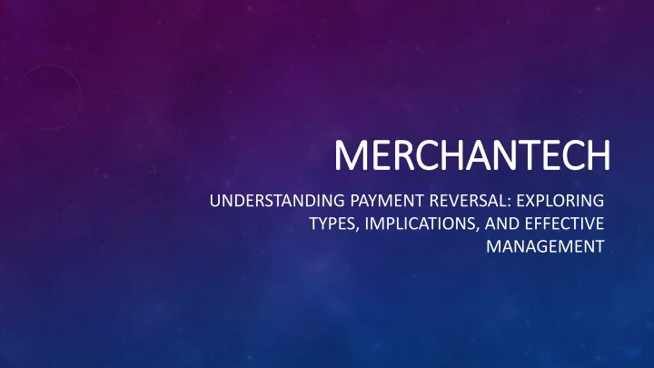 merchantech