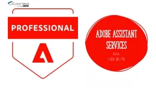 Adobe Assistant Services 1-800-385-7116