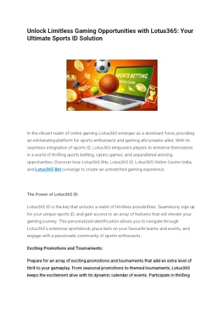 unlock limitless gaming opportunities with