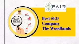 Best SEO Company The Woodlands - Fair Marketing