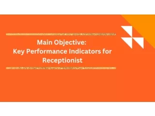 Main Objective Key Performance Indicators for Receptionist(1)