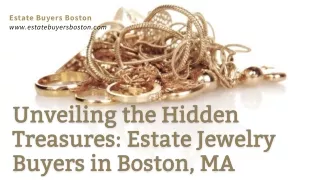 Top Estate Jewelry Buyers in Boston MA