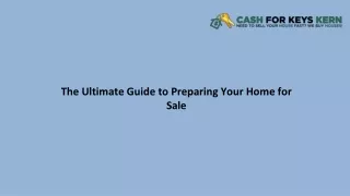 The Ultimate Guide to Preparing Your Home for Sale