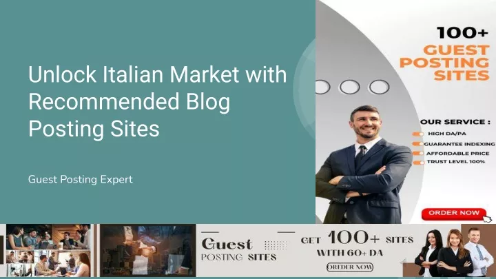 unlock italian market with recommended blog