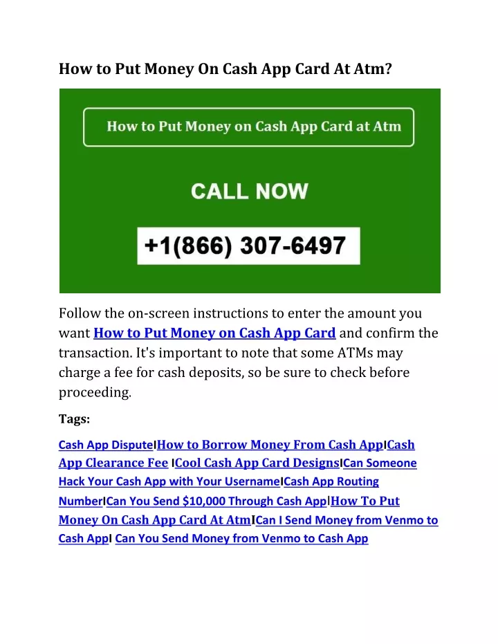 how to put money on cash app card at atm