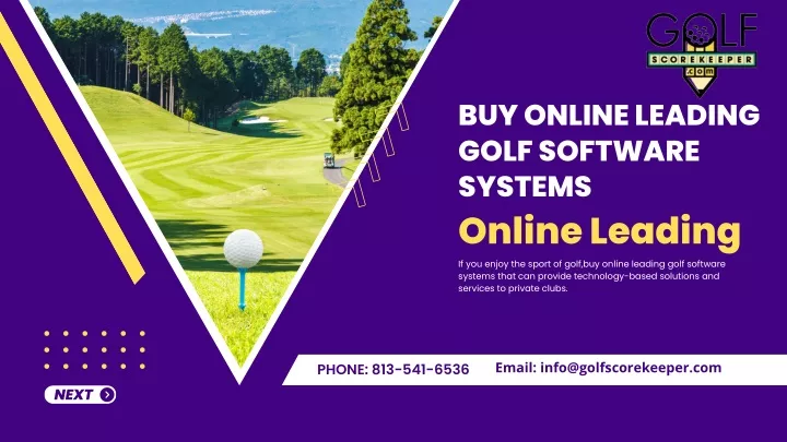 buy online leading golf software systems online