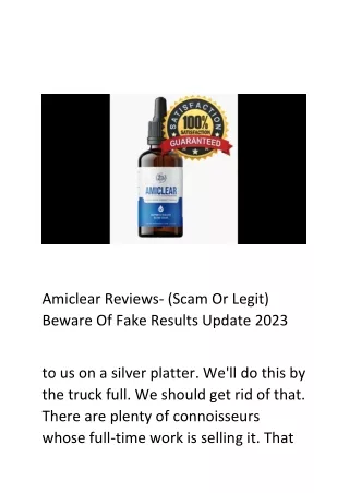 Amiclear Reviews: This Is What Professionals Do