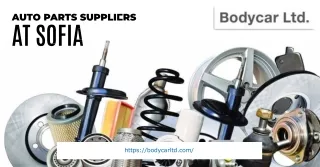 Sofia's Premier Auto Parts Suppliers Unleashing Quality and Reliability