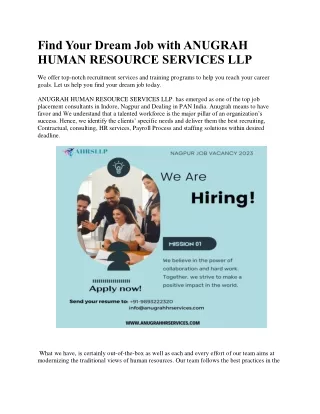 nagpur job vacancy 2023