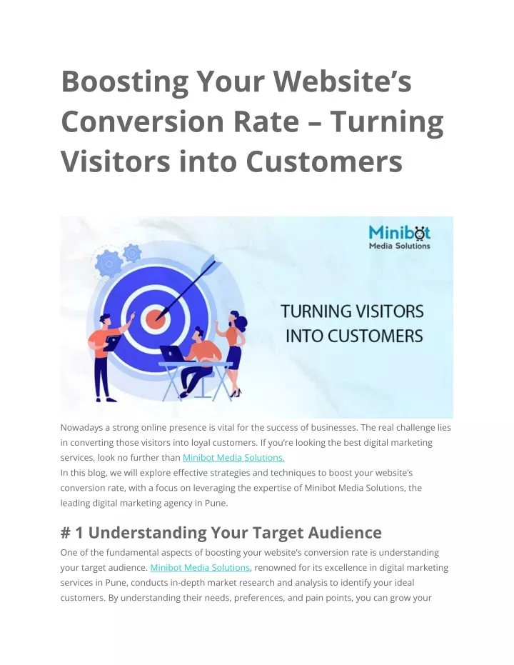 boosting your website s conversion rate turning