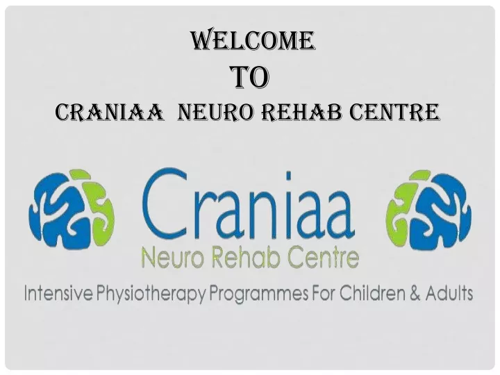 welcome to craniaa neuro rehab centre
