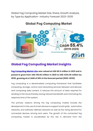 Global Fog Computing Market Size