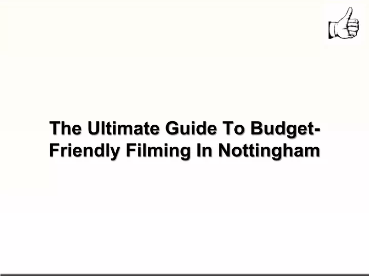 the ultimate guide to budget friendly filming