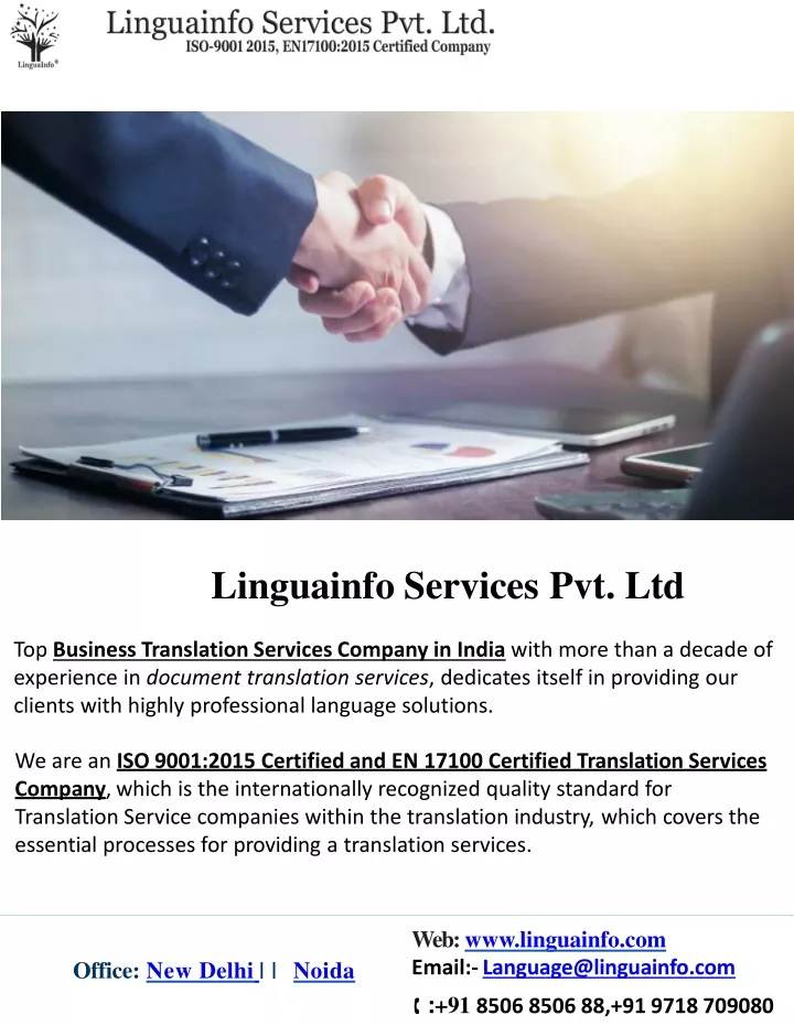 linguainfo services pvt ltd