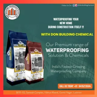Top Waterproofing Company in Lucknow -Don Building Chemicals