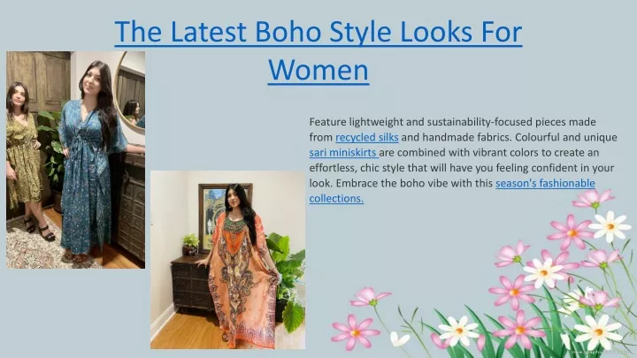 the latest boho style looks for women