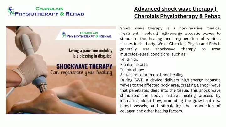 advanced shock wave therapy charolais