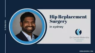 Robotic Hip Replacement Surgery in Sydney by Specialist Hip Surgeon