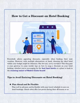 Get the Best Discounts on Online Hotel Booking