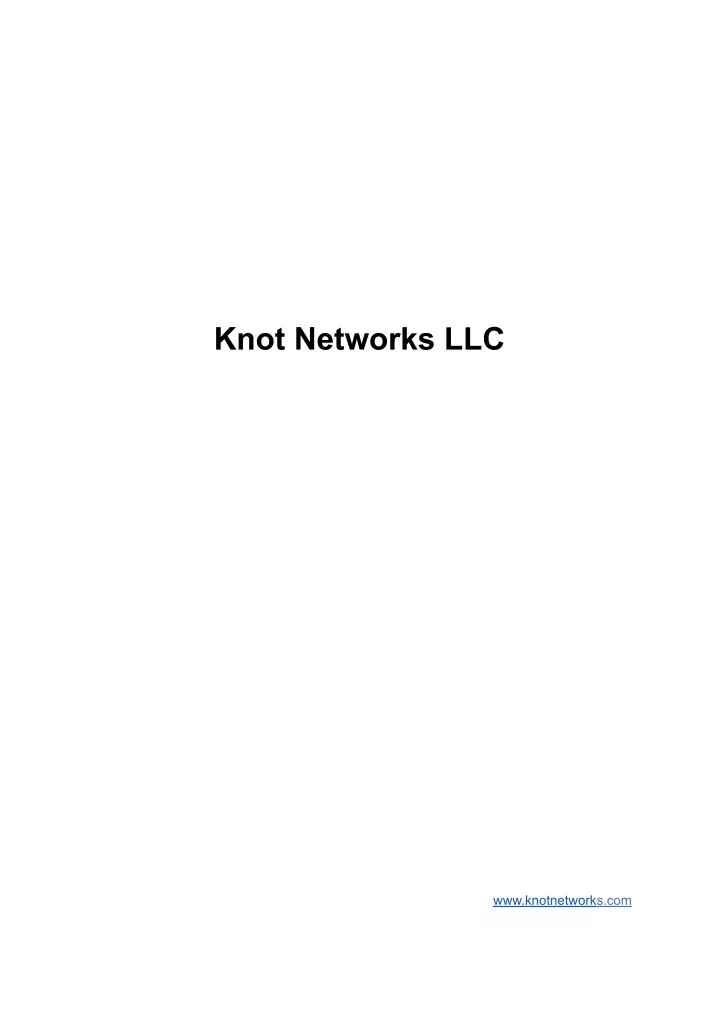 knot networks llc