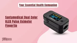 Santamedical Dual Color OLED Pulse Oximeter Fingertip