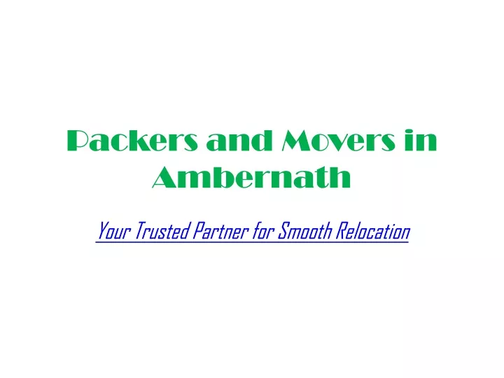 packers and movers in ambernath