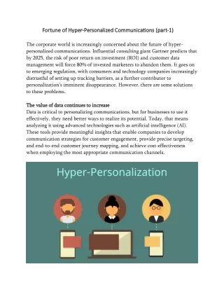 fortune of hyper fortune of hyper personalized