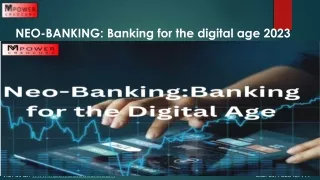 neo banking banking for the digital age 2023