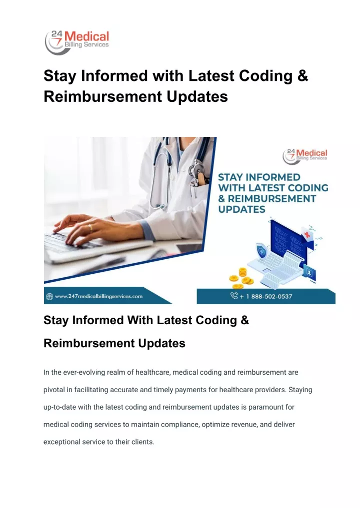 stay informed with latest coding reimbursement