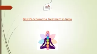 best panchakarma treatment for india