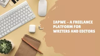 IAPWE - International Association of Professional Writers and Editors
