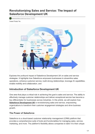Revolutionizing Sales and Service The Impact of Salesforce Development UK