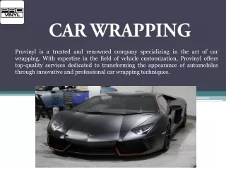 Unleash Your Vehicle's Style: The Art of Car Wrapping