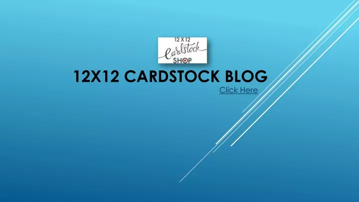 12x12 cardstock blog