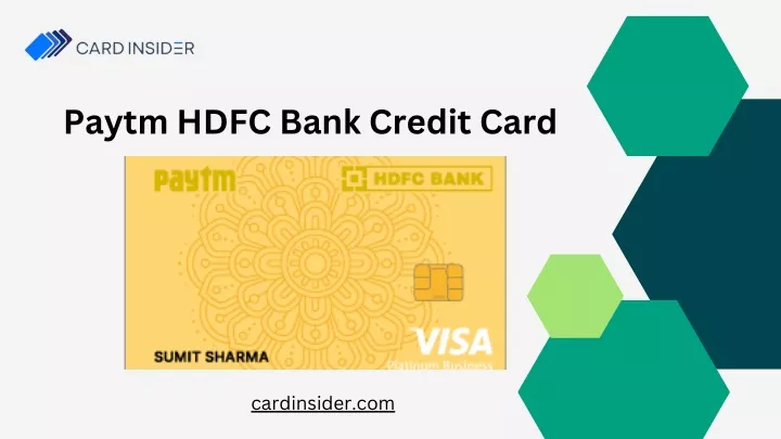 paytm hdfc bank credit card