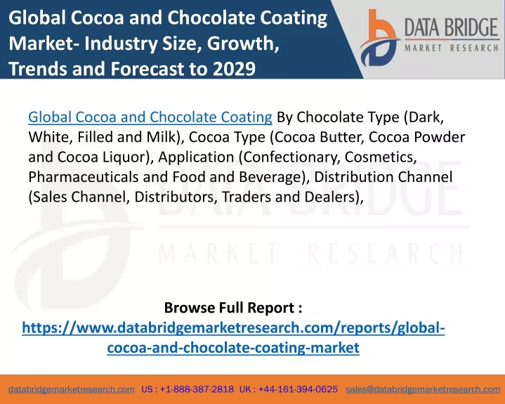 global cocoa and chocolate coating market