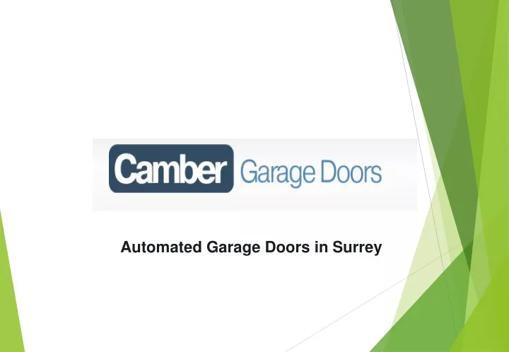 automated garage doors in surrey