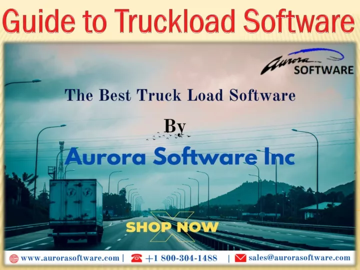 guide to truckload software
