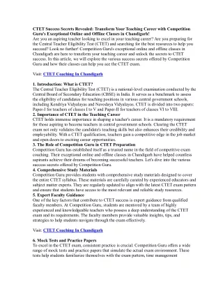ctet success secrets revealed transform your
