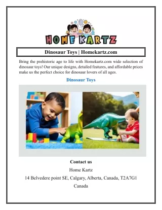Dinosaur Toys  Homekartz.com