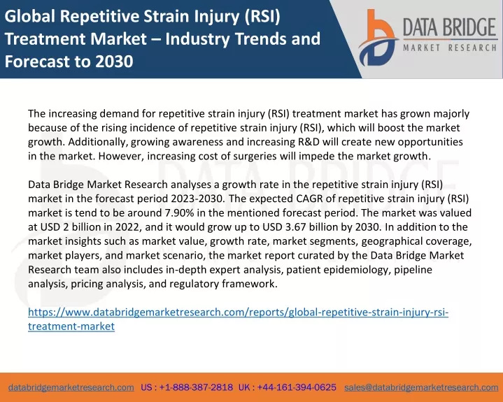 global repetitive strain injury rsi treatment