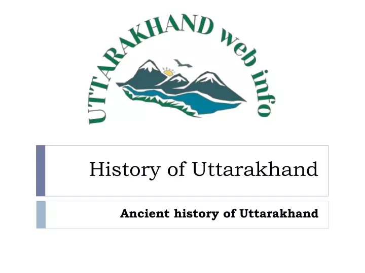 history of uttarakhand