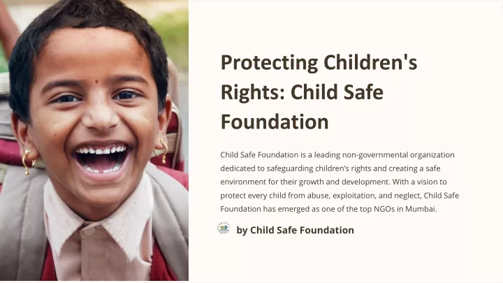 protecting children s rights child safe foundation